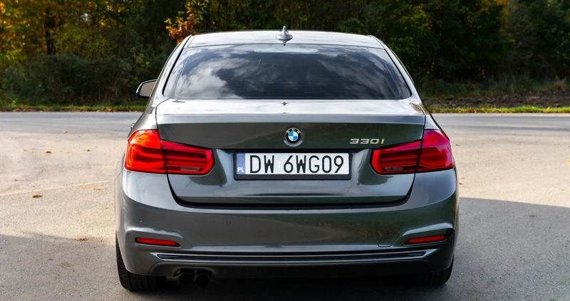 BMW Seria 3 cena 74900 przebieg: 186000, rok produkcji 2017 z Wrocław małe 301